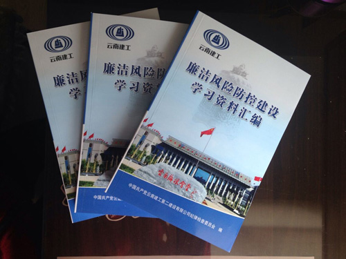 公司《廉潔風險防控建設(shè)學習資料匯編》正式印發(fā)