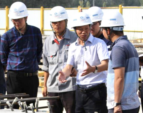 保安全 保穩(wěn)定 喜迎黨的十九大——公司領(lǐng)導(dǎo)赴項(xiàng)目一線進(jìn)行安全檢查