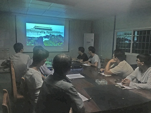 使命呼喚擔(dān)當(dāng)，堅(jiān)定不移向前 — 十七直河口項(xiàng)目部組織全體管理人員觀看《領(lǐng)航》系列片