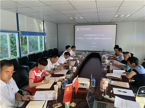 “不忘初心、牢記使命”主題教育—公司領(lǐng)導(dǎo)班子召開調(diào)研成果交流會