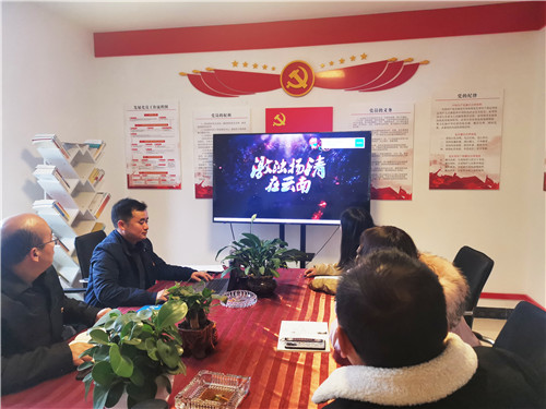 第五直管部黨支部組織召開黨員大會及支部書記講黨課
